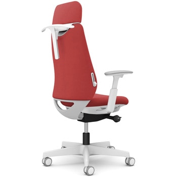 ポータムシリーズ/可動肘/背クッション/EXスタンダードタイプ/ホワイトボディ/ハンガー有/ランバー有/ウレタンキャスター オカムラ(岡村製作所)