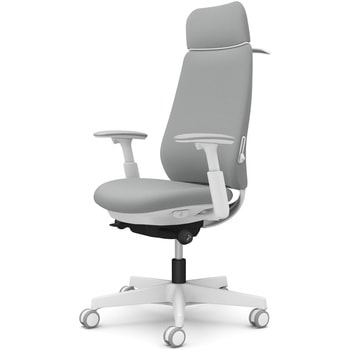 ポータムシリーズ/可動肘/背クッション/EXスタンダードタイプ/ホワイトボディ/ハンガー有/ランバー有/ウレタンキャスター オカムラ(岡村製作所)