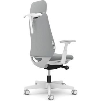 ポータムシリーズ/可動肘/背クッション/EXスタンダードタイプ/ホワイトボディ/ハンガー有/ランバー有/ウレタンキャスター オカムラ(岡村製作所)