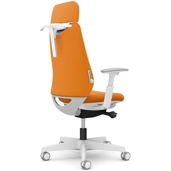 ポータムシリーズ/可動肘/背クッション/EXスタンダードタイプ/ホワイトボディ/ハンガー有/ランバー有/ウレタンキャスター オカムラ(岡村製作所)