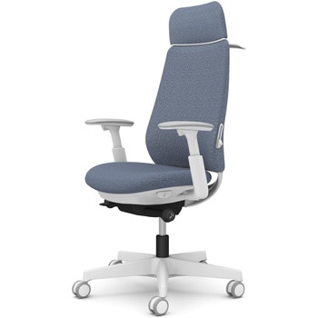 ポータムシリーズ/可動肘/背クッション/EXスタンダードタイプ/ホワイトボディ/ハンガー有/ランバー有/ウレタンキャスター オカムラ(岡村製作所)