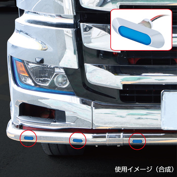 フラットマーカー ユーロスタイル 楕円型 JET INOUE(ジェット
