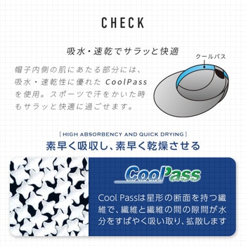 通気性のよいウォーキングキャップ アイメディア