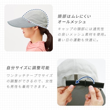 通気性のよいウォーキングキャップ アイメディア