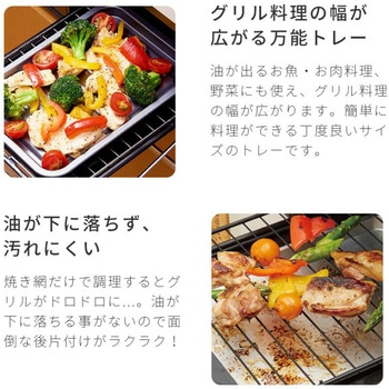 お手入れ簡単グリルトレー アイメディア