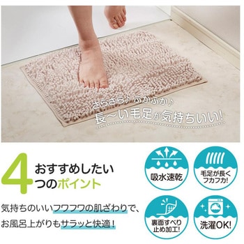 すばやく乾く吸水バスマット アイメディア