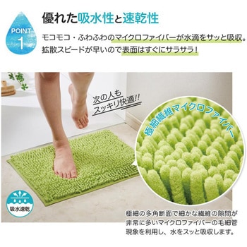 すばやく乾く吸水バスマット アイメディア