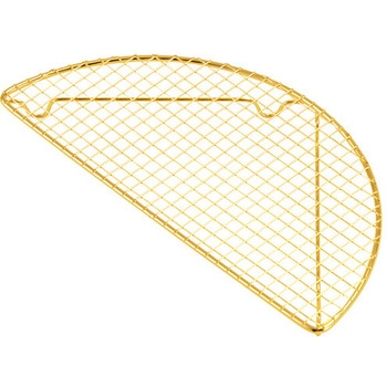 半月型とんかつ網 ゴールド 丸山ステンレス