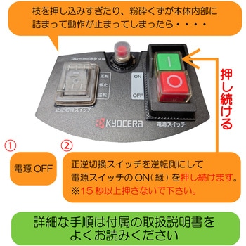 GS-2020 ガーデンシュレッダー 1台 京セラインダストリアル