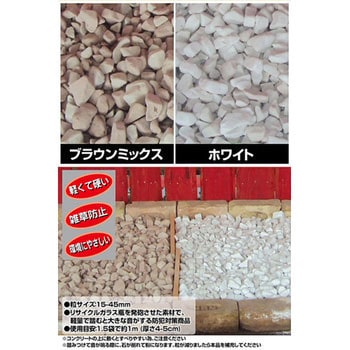 歩くと音がする防犯砂利 30L グリーンテック