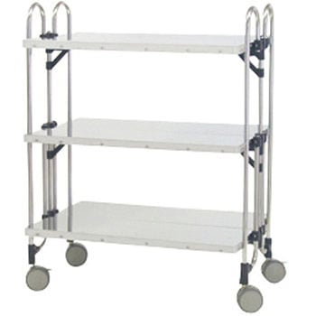 ステンレス製 重量用折りたたみ式ワゴン - トクヤマ