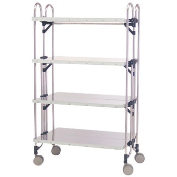 ステンレス製 重量用折りたたみ式ワゴン - トクヤマ