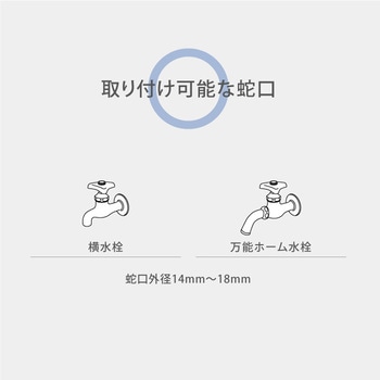 散水ホースリール タフブラウン タカギ