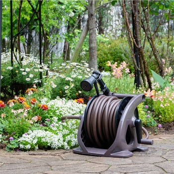 散水ホースリール タフブラウン タカギ