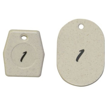 クロークチケット 白 光