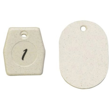 クロークチケット 白 光