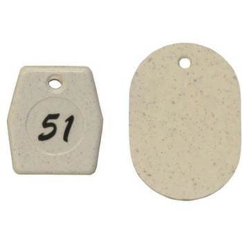 クロークチケット 白 光