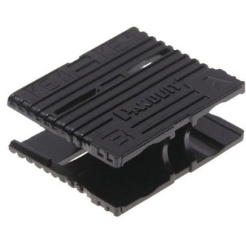 OptiCam[[TM上]] 研磨済み光コネクタ用SCデュプレックスクリップ 黒 PANDUIT(パンドウイット)