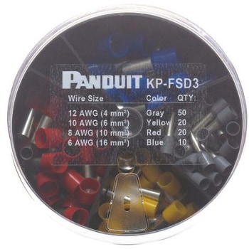 絶縁付フェルール端子 SingleWire DIN規格 キット PANDUIT(パンドウイット)
