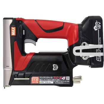 バッテリタッカセット 18ボルト 2.5アンペアセット ティ3ステープル用 マックス[安全・保護]