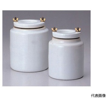 AT-240 磁製ポットミル ボール付 240mm 1個 日陶科学 【通販モノタロウ】