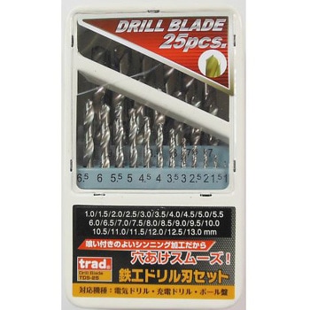 TRAD 鉄工ドリルセット TDSシリーズ 三共コーポレーション