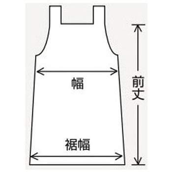 マイティクロス(R)エプロン 胸当て たすき掛け ファインバリュー E1001シリーズ ワコウ