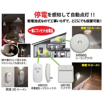 LED センサーライト シーリングライト増設用 ミスタービームス(MR BEAMS)