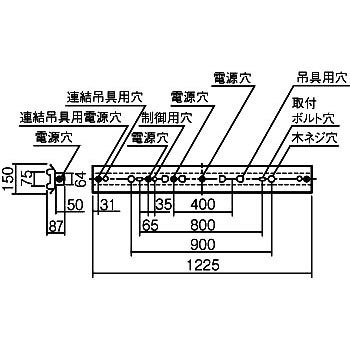 蛍光灯反射笠付器具 FHF32形×2灯 Hfインバーター式