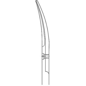 ショッピング卸売り BONIMED ﾃﾞﾘｹｰﾄ剪刀 Saw Edge 鋭 反 115mm 入数：1