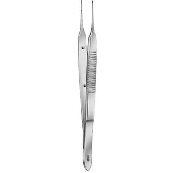 マイクロ結紮ピンセット 有鈎 1×2爪 先端0.2mm 全長95mm - ビー・ブラウンエースクラップ
