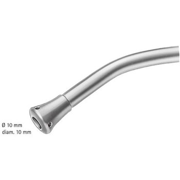 吸引嘴管 ヤンカー Φ10mm 28.5cm センターボア大Φ4.8mm ビー・ブラウンエースクラップ