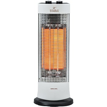 ダブルカーボンヒーター アピックス 電気ストーブ(カーボン