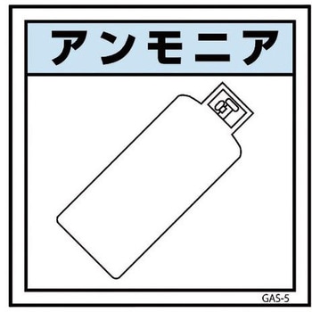 ガス標識 GAS-5 アンモニア グリーンクロス