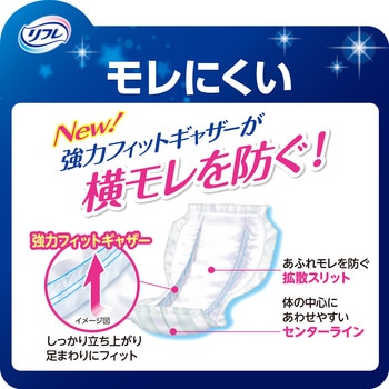 リフレ お肌のことを考えた1枚で一晩中安心さらさらパッド 9回吸収 20枚×6袋 リブドゥコーポレーション