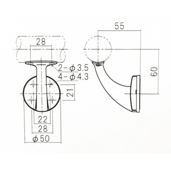壁付ブラケット ハイロジック