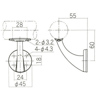 壁付ブラケット ハイロジック