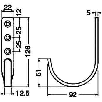 ステンレス製大型フック MIZUKAMI(水上)