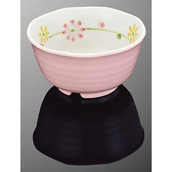 八角丸小鉢 小 花ピンクDC - 国際化工