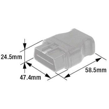 OBD-Ⅱハウジング メス 日立Astemoアフターマーケットジャパン