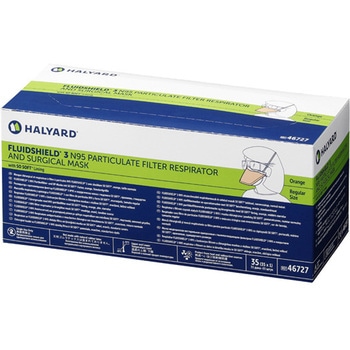フルイドシールド レベル3 N95レスピレーター O&M Halyard Japan