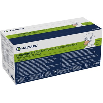 フルイドシールド レベル3 N95レスピレーター O&M Halyard Japan