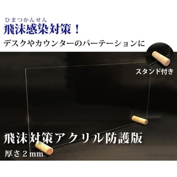 アクリル防護板 ノーマルタイプ スタンド付き C20Aシリーズ ニデック(NIDEK)