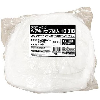 プロワーク ヘアキャップ 袋入 100枚入 中部物産貿易
