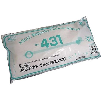 ポリエチグローブeco外エンボス クリア No.431シリーズ - サンフラワー