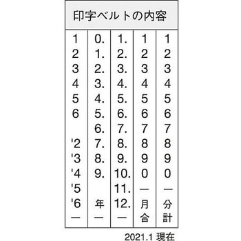 Xスタンパー回転日付印 欧文日付 3号 XNDB-3/Hシリーズ シヤチハタ
