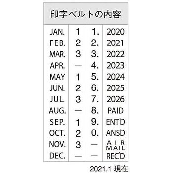エルゴグリップ 回転ゴム印 ゴシック CADシリーズ シヤチハタ