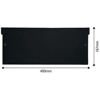 アッセ収納900×450ラテラル3段用縦仕切りBK - 豊國工業