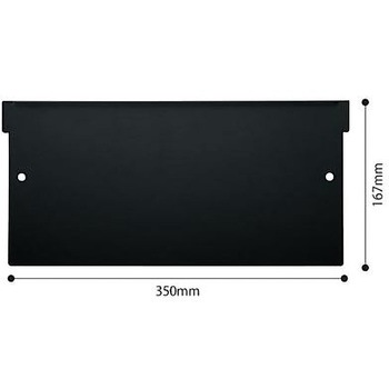 アッセ収納800×400ラテラル3段用縦仕切りBK - 豊國工業