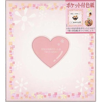 ポケット付色紙 1枚 エヒメ紙工